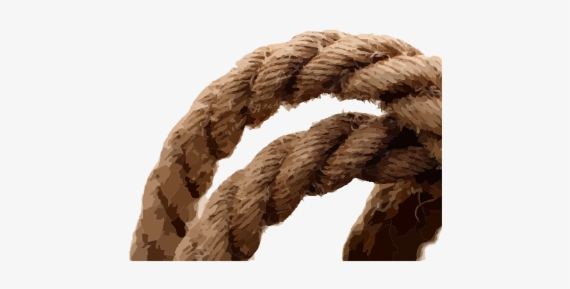How To Tie A Noose Picture Black And White Library - Hold Tight To The Rope Of Allah, transparent png download