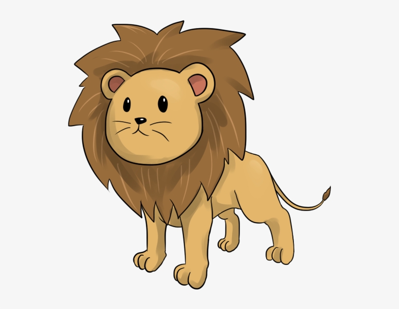 Cartoon Lion Cartoon Pictures Of Lion Free Download - Cute Lion Animated Baby, transparent png download