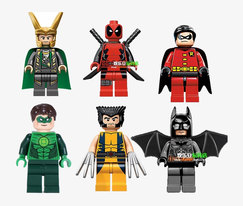 Deadpool Clipart Mini - Green Lantern Lego Toys, transparent png download