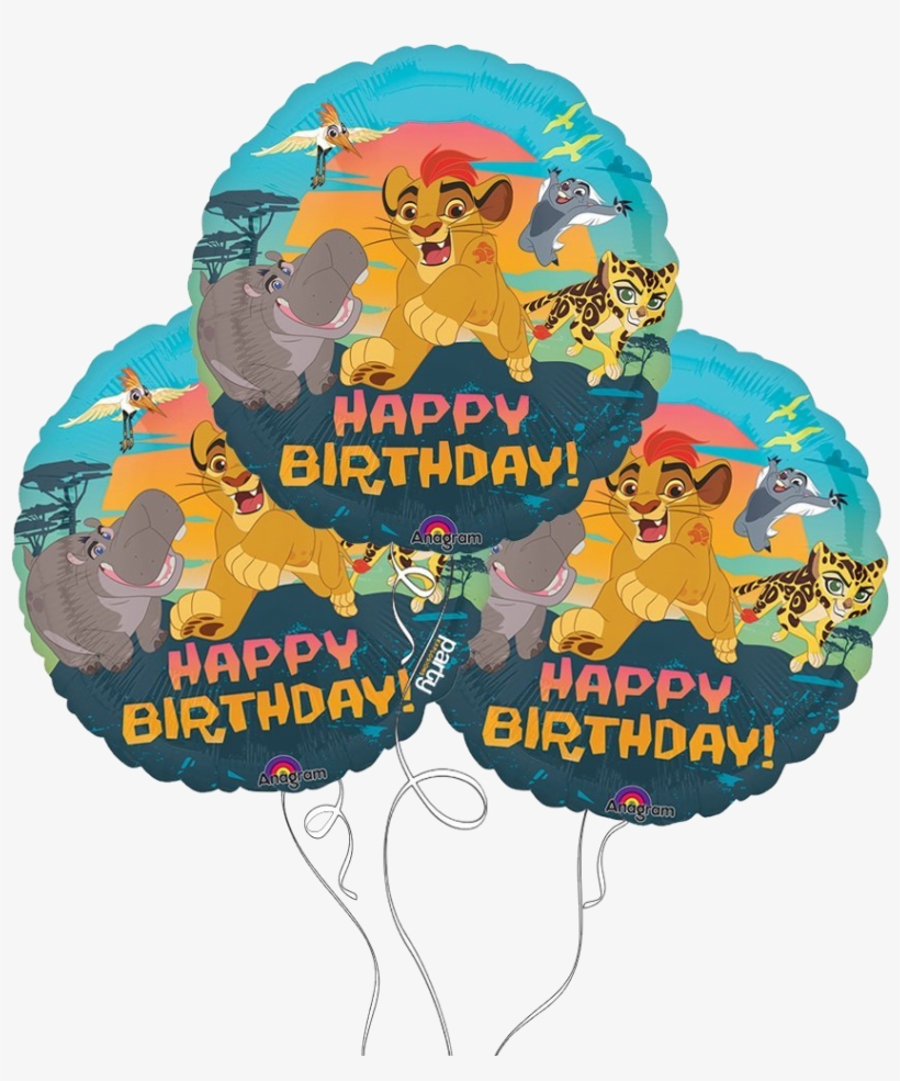 Happy Birthday Balloons - Happy Birthday Lion Guard, transparent png download