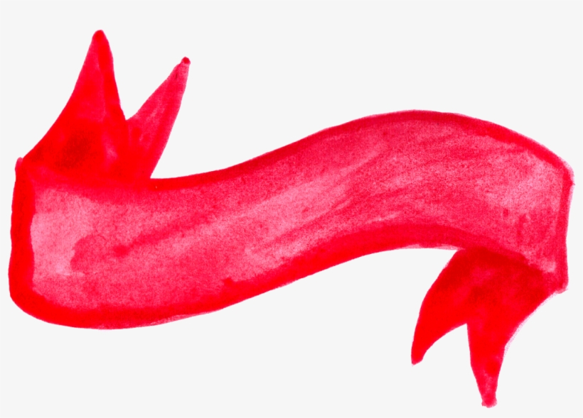 Free Download - Red Water Color Png, transparent png download