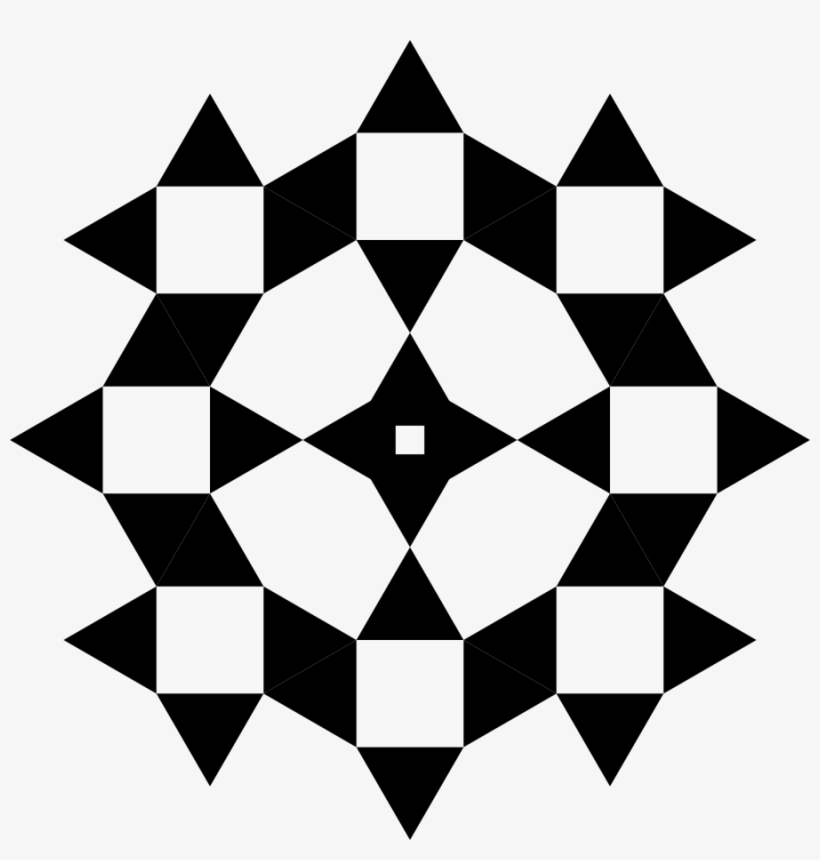 How To Set Use Triangle Snowflake Clipart, transparent png download