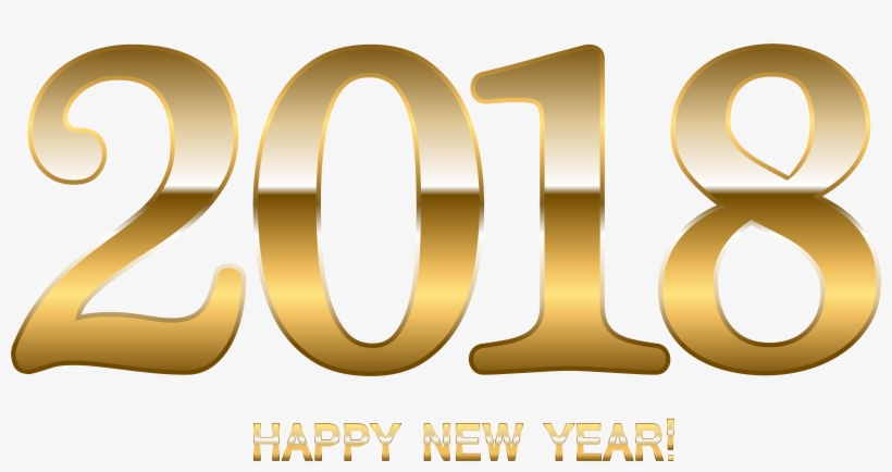 Happy New Year 2018 Png - New Year, transparent png download