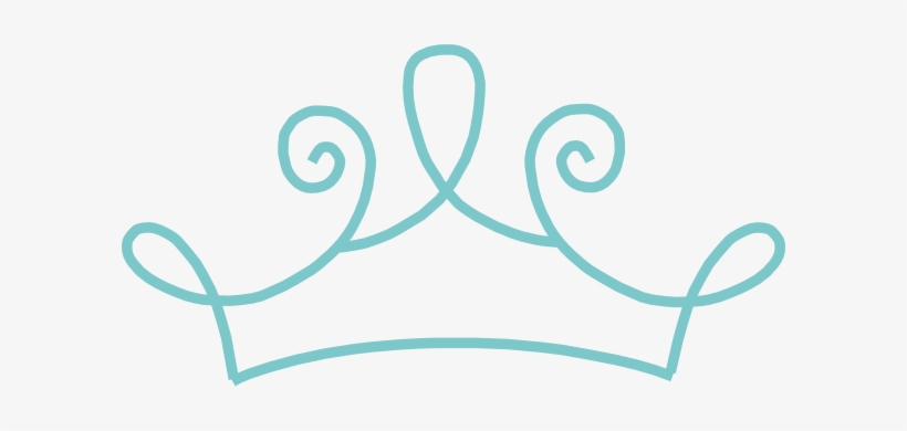 Blue Clipart Princess Crown - Gold Princess Crown Clipart, transparent png download