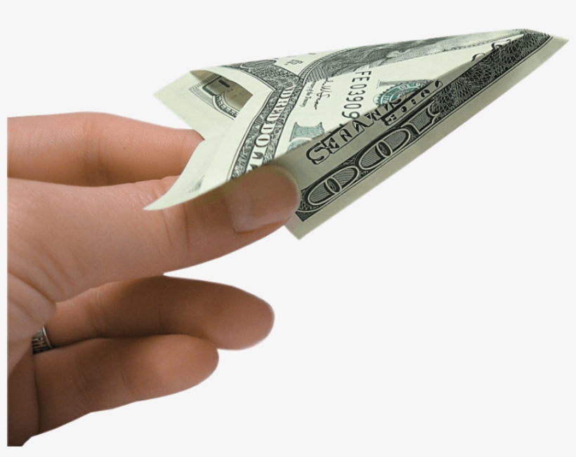 Free Png Falling Money Png Images Transparent - Dolar Avion De Papel, transparent png download