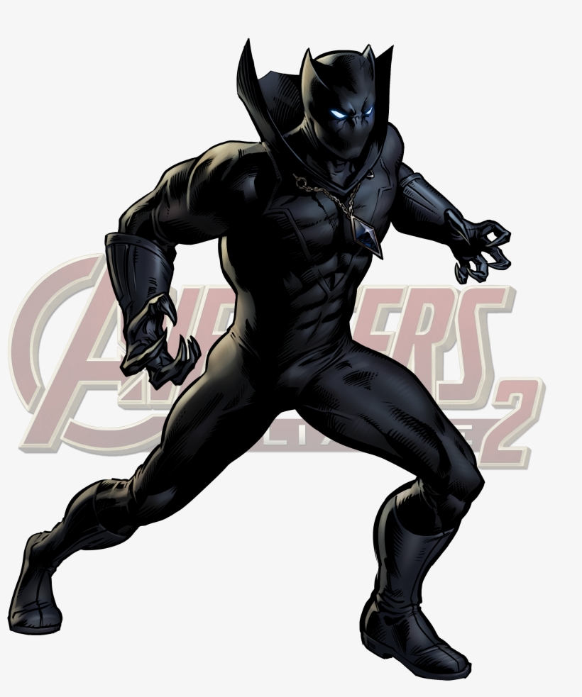 Modern Black Panther - Black Panther Superhero Clipart, transparent png download