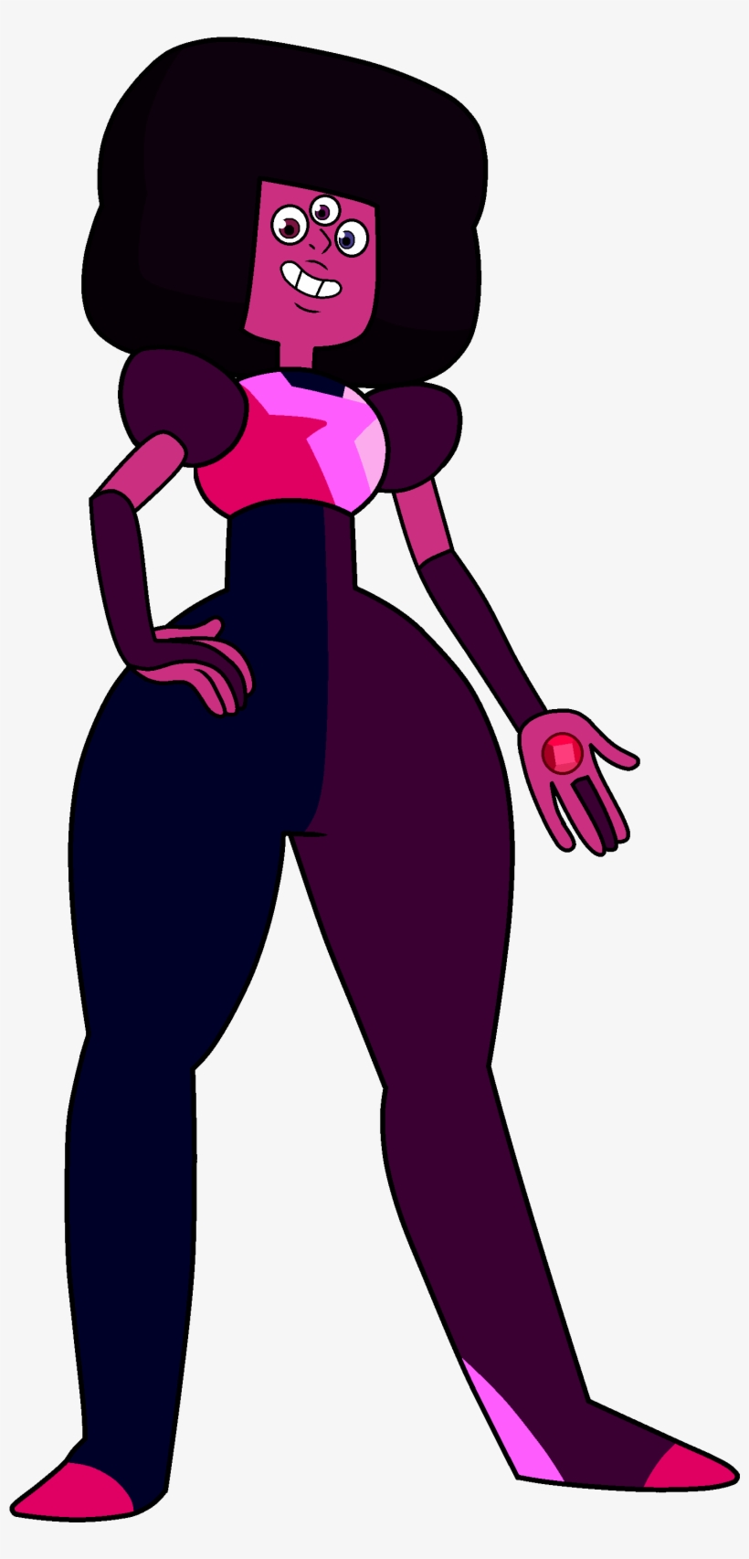Garnet No Glasses - Stevens Universe Black Girl, transparent png download