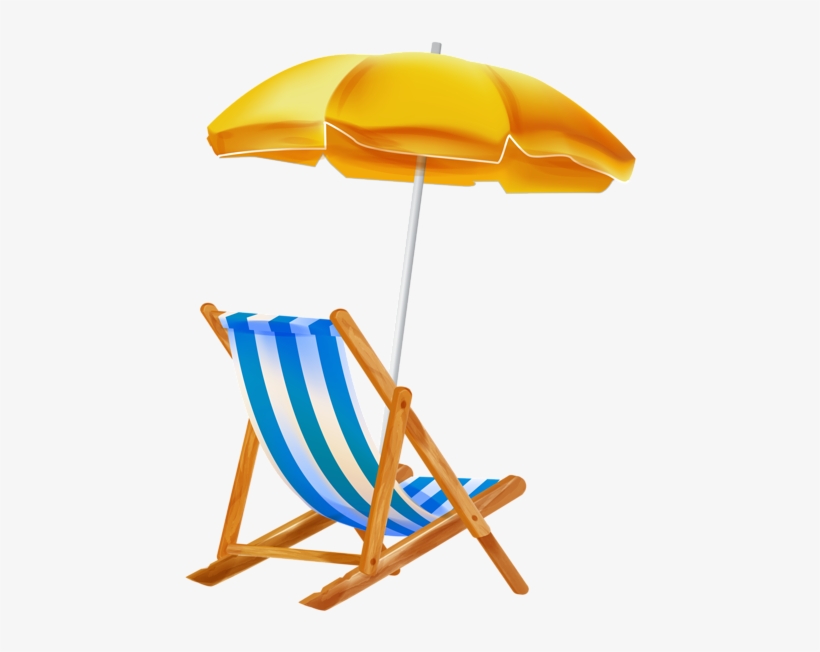 Visit - Beach Umbrella And Chair Png, transparent png download