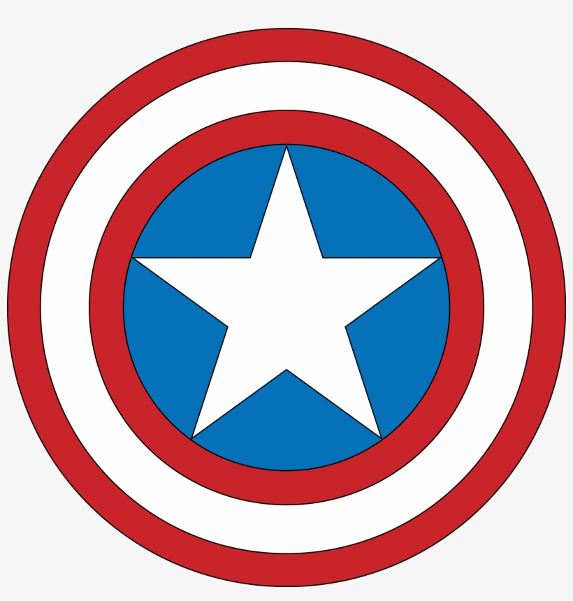 Bouclier Captain America 1018 - Captain America Symbol Png, transparent png download
