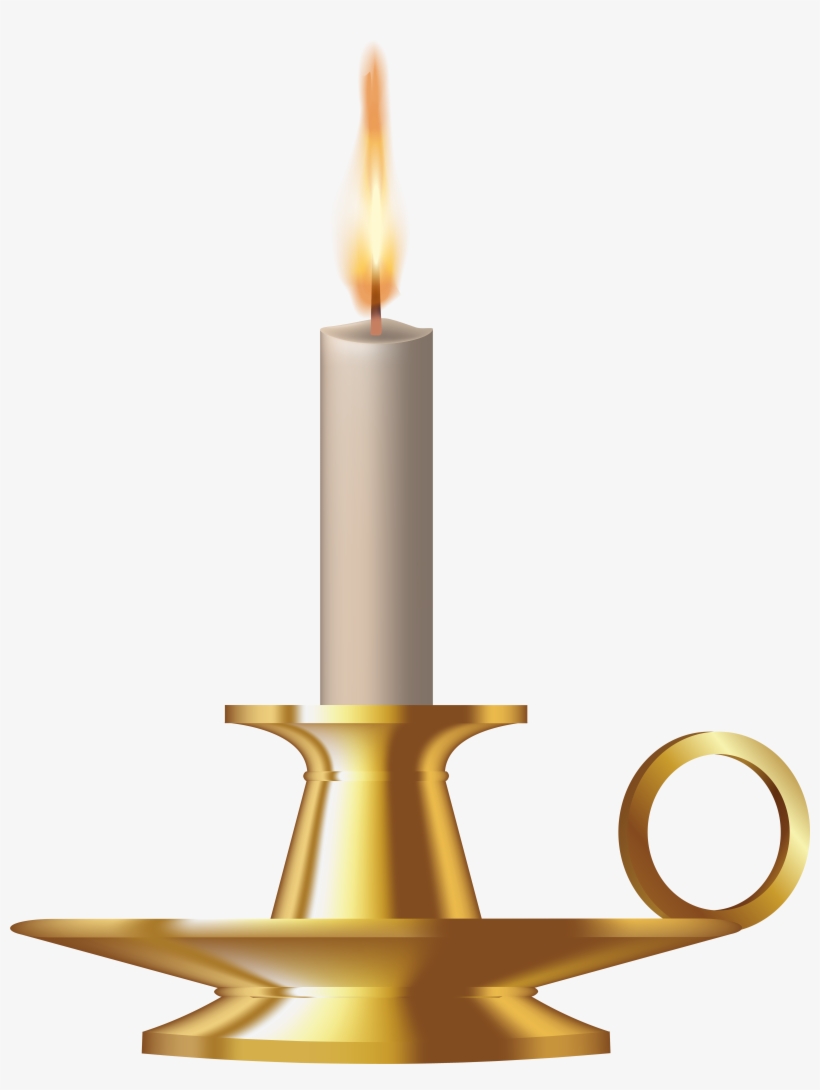 Jpg Library Clock Clipart Candle, transparent png download