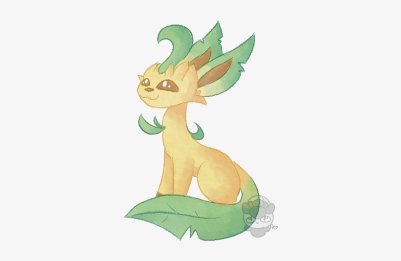 Leafeon Watercolor Practice By Slothinsocks On Deviantart - Portable Network Graphics, transparent png download