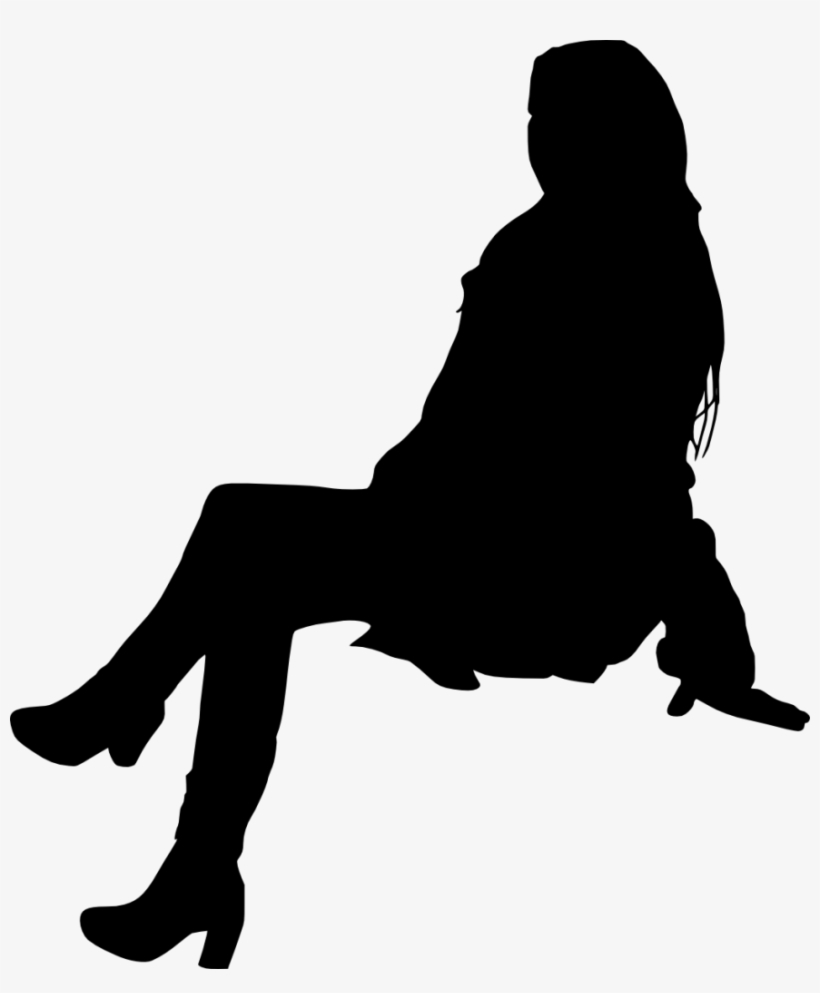 Sitting Silhouette PNG Images | PNG Cliparts Free Download on SeekPNG