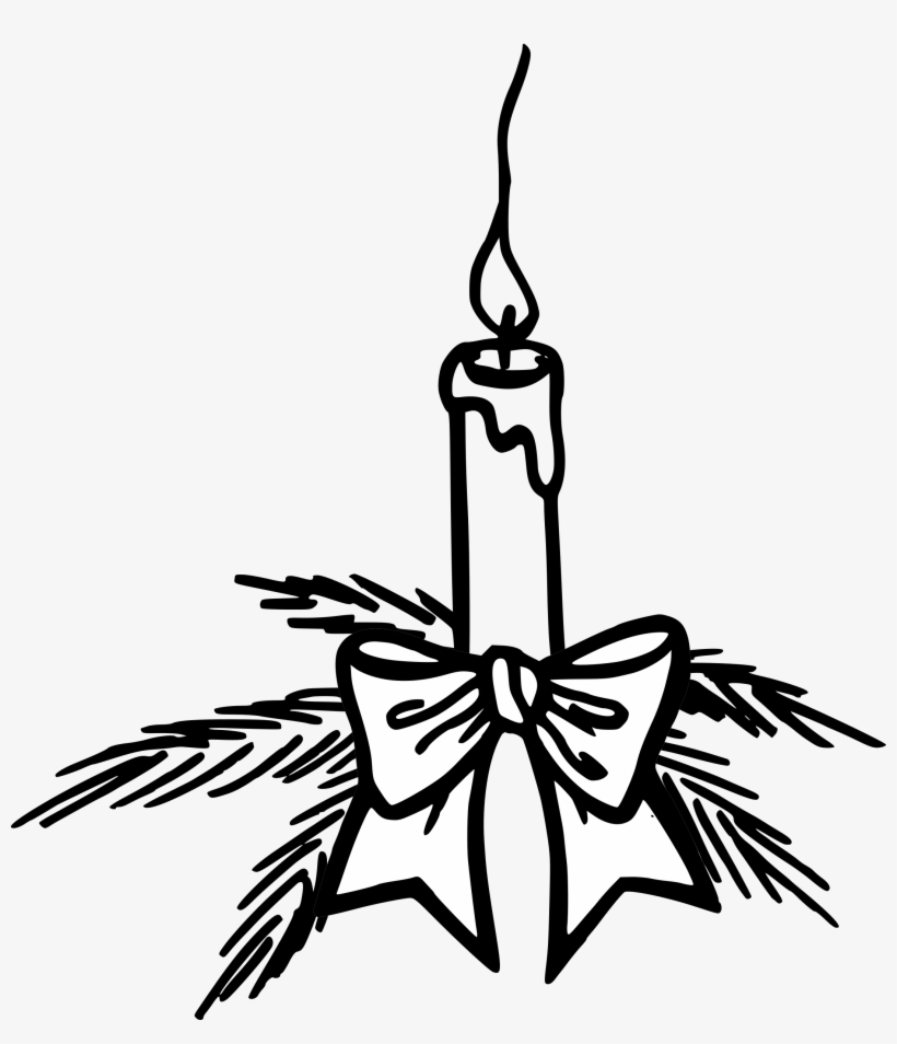 Candle Computer Icons Flame Line Art Leaf - Clip Art, transparent png download