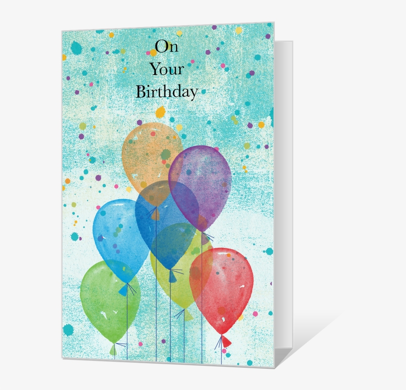 Enjoy Your Birthday - Greeting Card, transparent png download