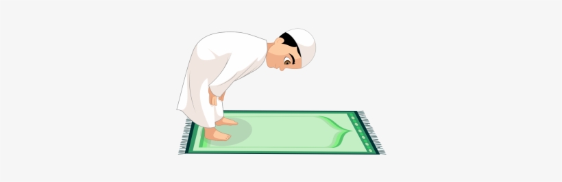 Step By Step Muslim Prayer Guide Steps Of Salah Ruku, - Muslim, transparent png download