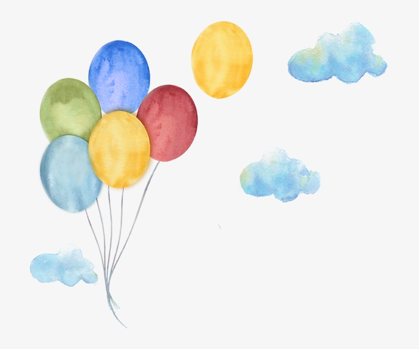 Bouquetballonnuage - Child Art, transparent png download