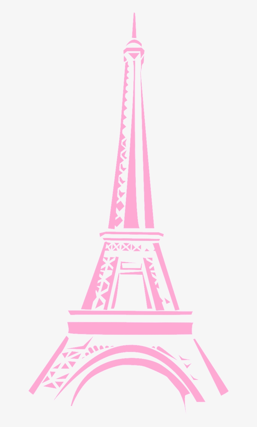 Pink Eiffel Tower Clip Art, transparent png download