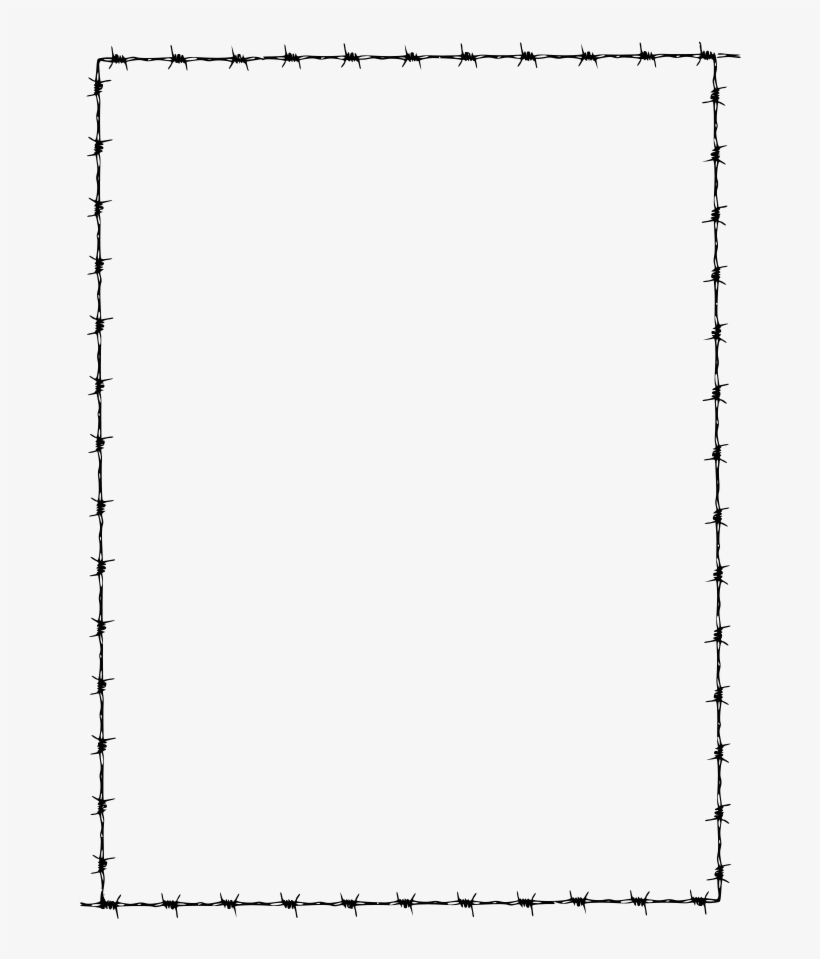 How To Set Use Barbed Wire Border Clipart, transparent png download