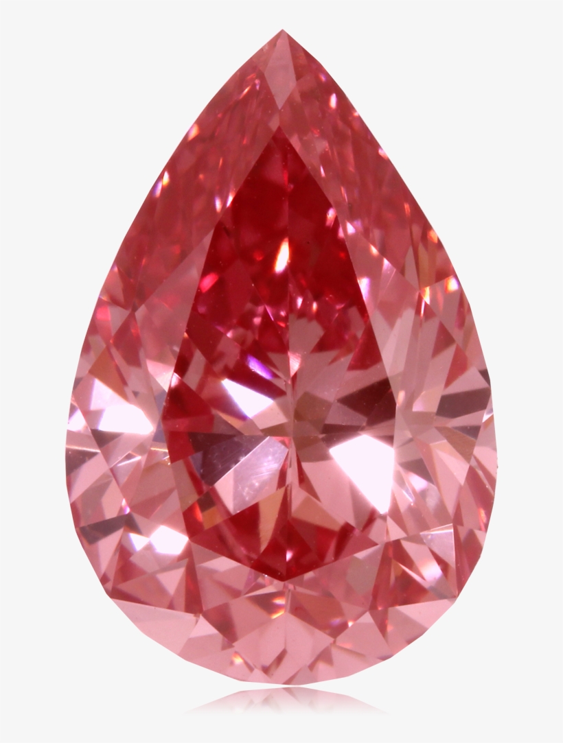 Red Drop Diamond Png Image - Diamantes De Color Rojo, transparent png download