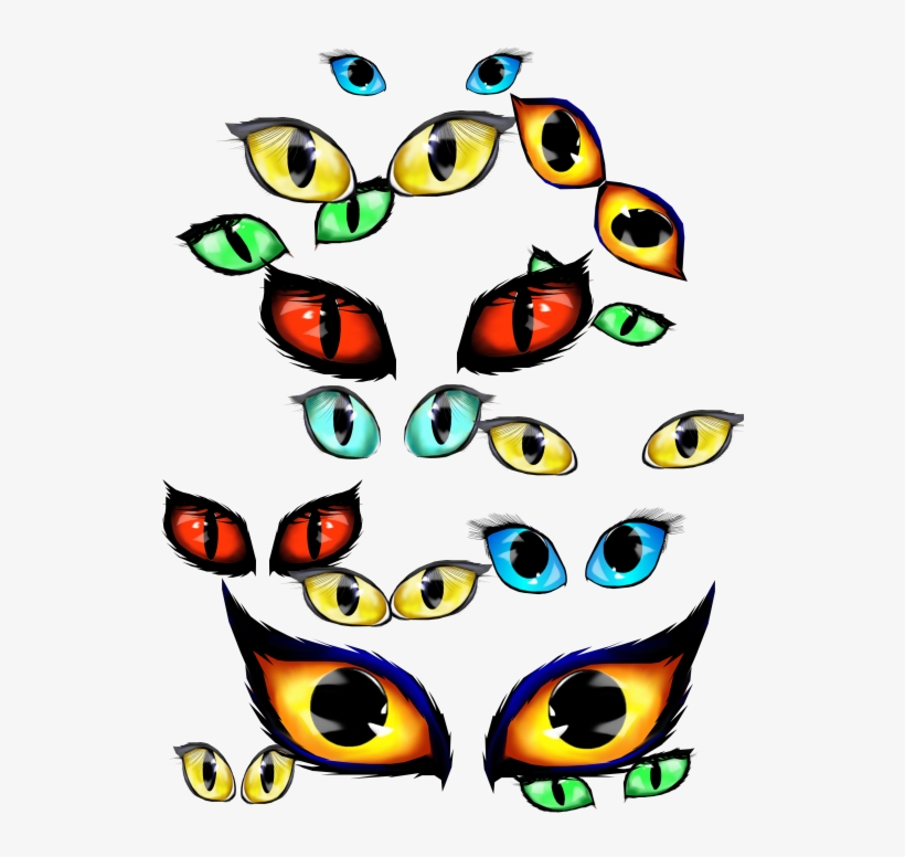 Png Royalty Free Download Spooky Halloween Free Download - Halloween Eyes Clipart Png, transparent png download