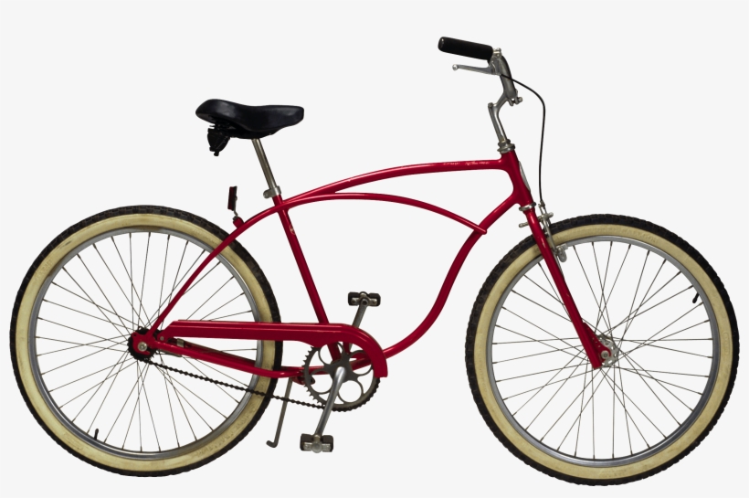 Bicycle Red Vintage - Bicycle Png, transparent png download