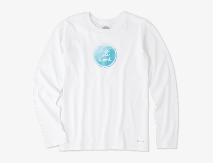 Women's Watercolor Coin Long Sleeve Crusher Tee - Imagine Dragons Triangle Logo White Long Sleeve T Shirt, transparent png download