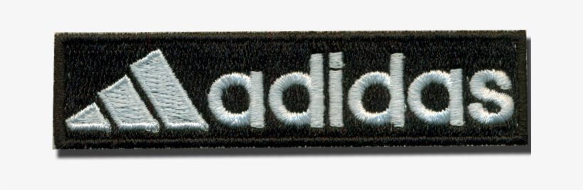 Adidas, Logo, 2, Embroidered, Iron, On, Patches, 1424161443, - Iron-on, transparent png download