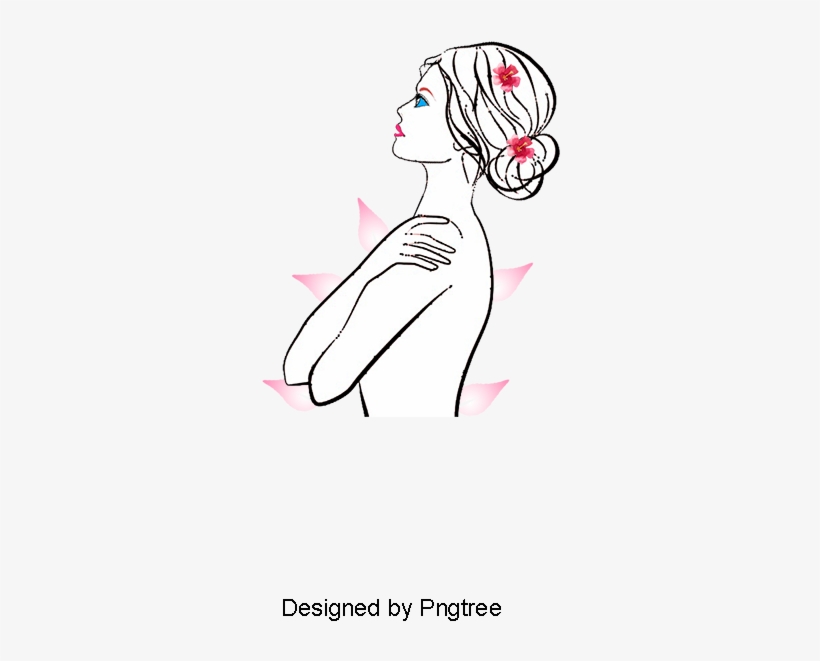 Vector Cartoon Beauty, Cartoon Beauty, Vector Character - Portable Network Graphics, transparent png download