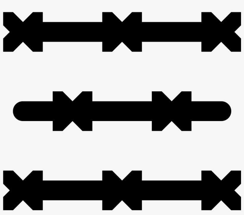 Barbed Wire Icon - Clip Art, transparent png download