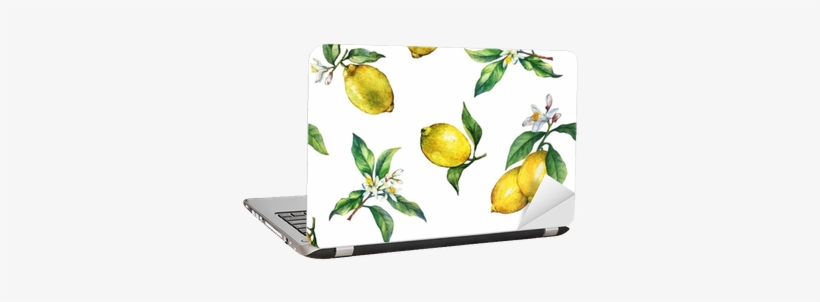 The Seamless Pattern Of The Branches Of Fresh Citrus - Lemon, transparent png download