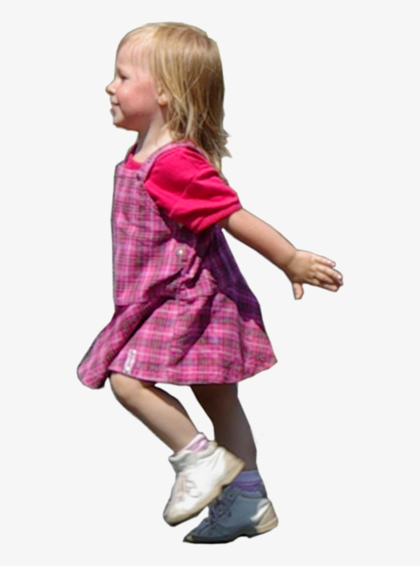 Child Girl Png - Girl Running Png, transparent png download