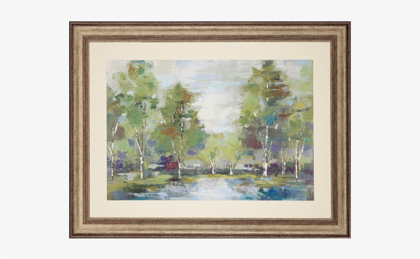 Forest At Dawn - Darby Home Co 'forest At Dawn' Framed Painting Print, transparent png download