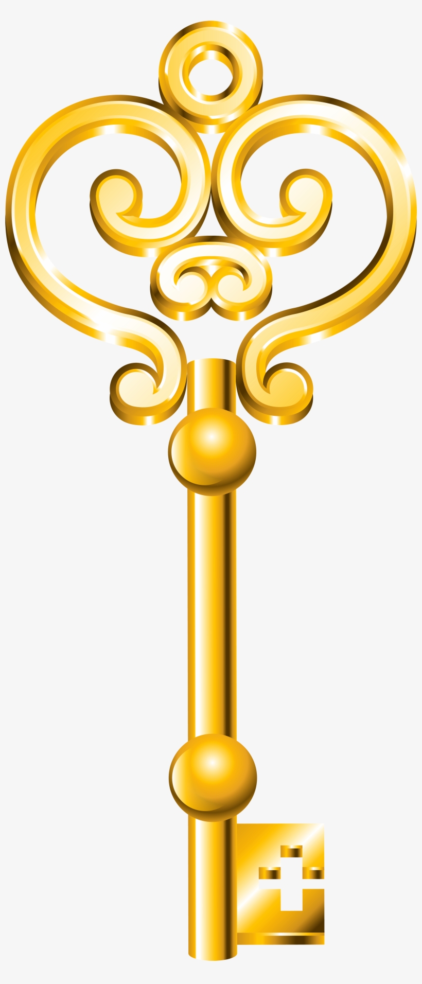 Golden Png Clip Art Best Web - Key Clipart Png, transparent png download