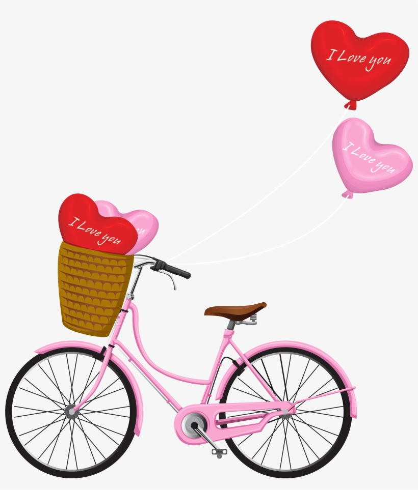 Bicycle - Valentine Day Png For Picsart, transparent png download