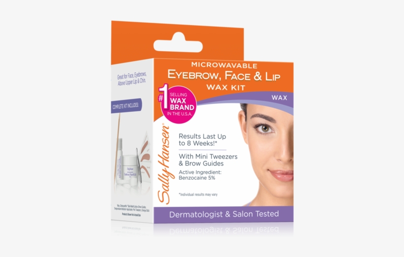 Microwavable Eyebrow, Lip, And Face Wax - Sally Hansen Face Wax, transparent png download