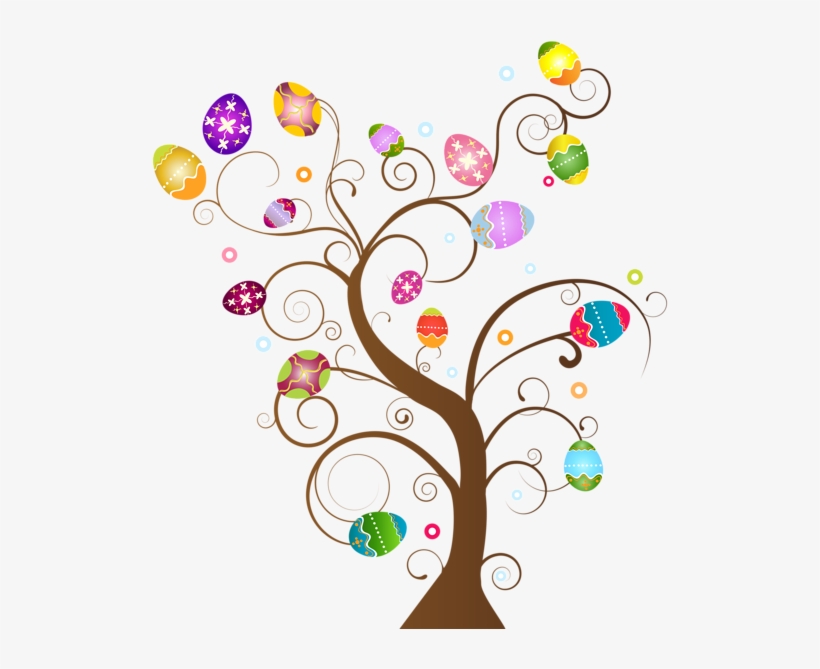 Egg Clipart Heart - Easter Tree Png, transparent png download