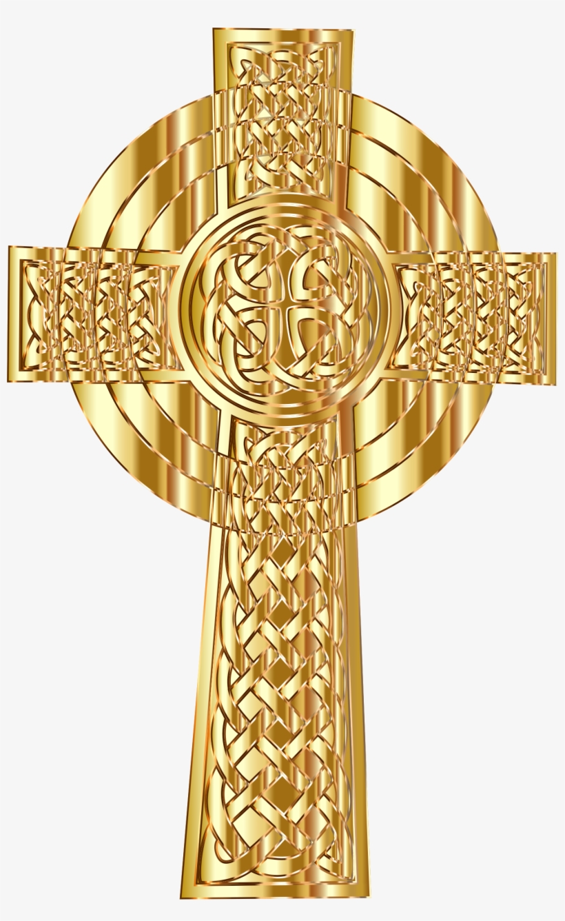 Jesus Png Motyw Krzy - Gold Jesus Cross Png, transparent png download