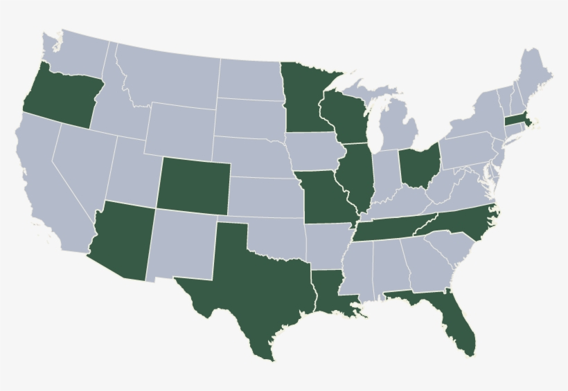 Usa-map - John F. Kennedy Library, transparent png download