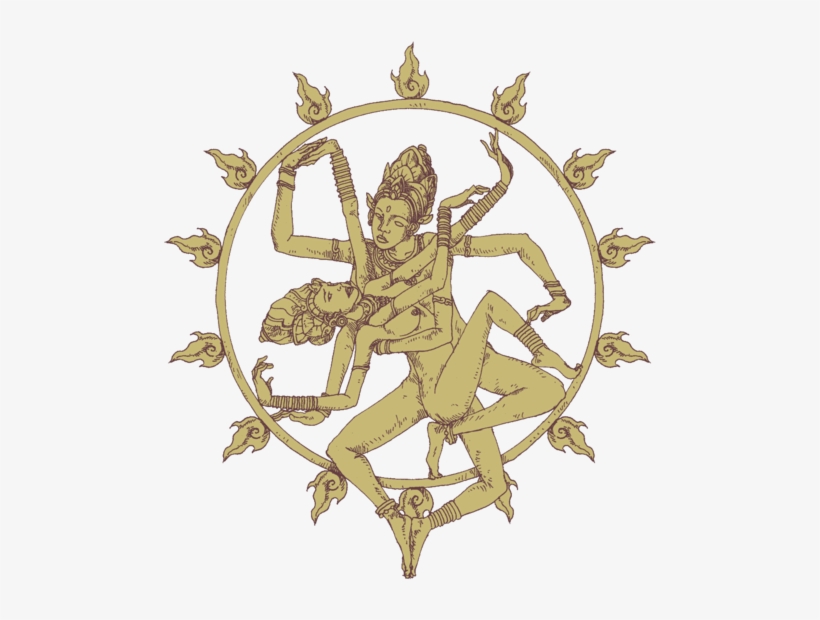 Png Library Library Cosmos Drawing Shiva Shakti - Эскизы Индийские Боги, transparent png download