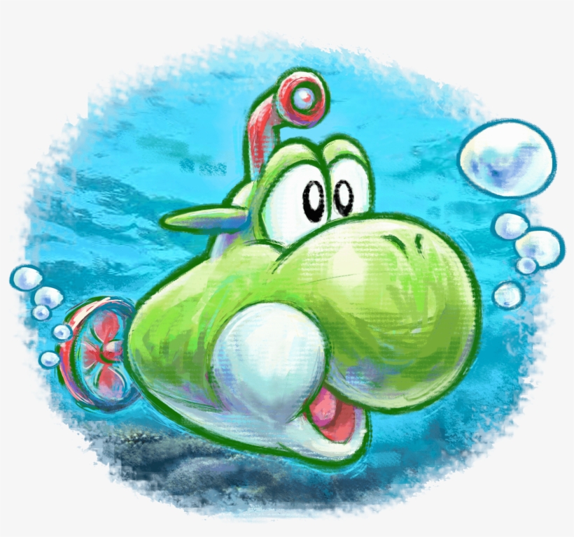 Yoshi Minecart - Yoshi's New Island, transparent png download