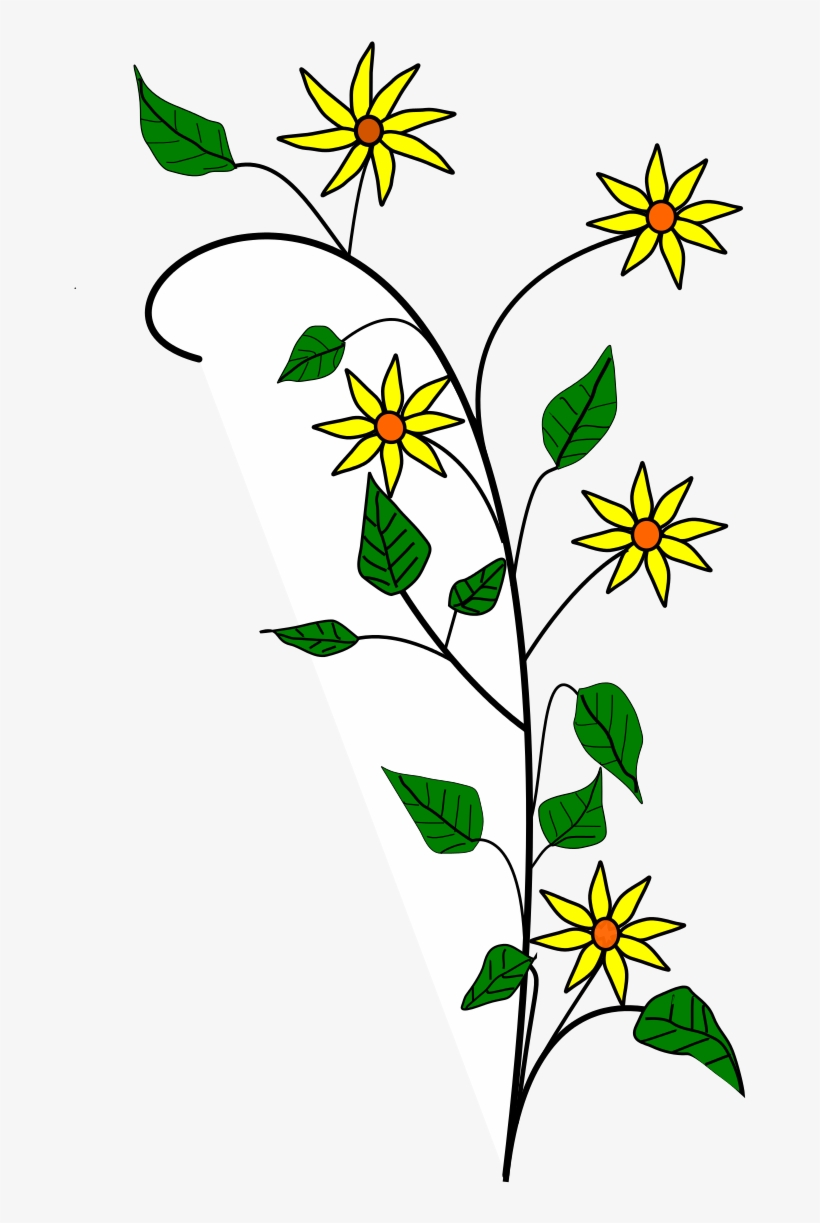 Flower Clipart - Wild Flower Clip Art, transparent png download