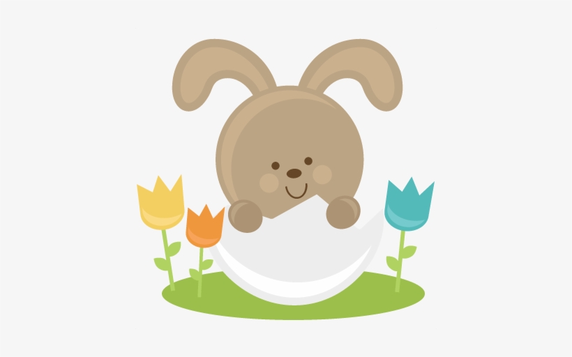 Rabbit Easter Png Image - Cute Easter Bunny Png, transparent png download