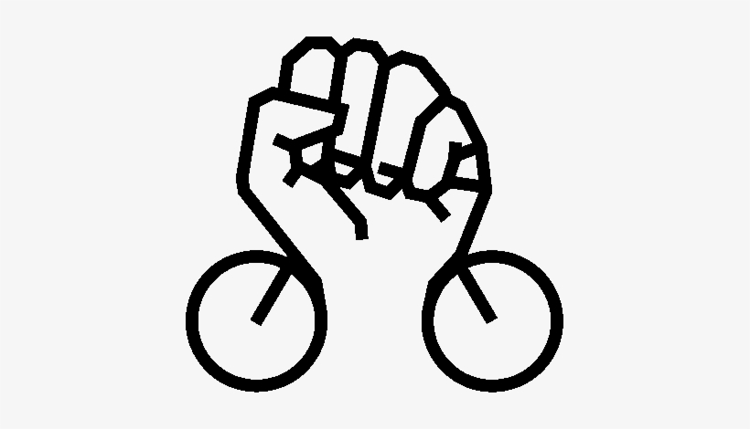 Bike-fist - Critical Mass Png, transparent png download