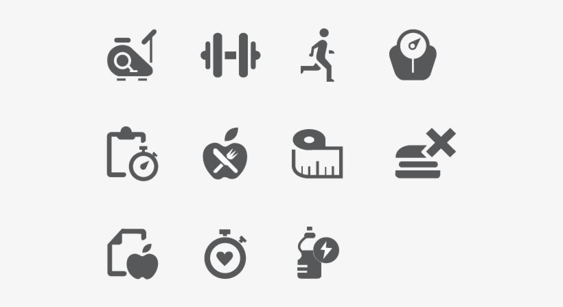 Fitness Icon Png Icons See Disclaimer Below - Health And Wellness Icons, transparent png download