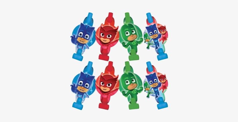 Pj Masks Party Blowouts - Pj Masks Blowouts (8 Count), transparent png download