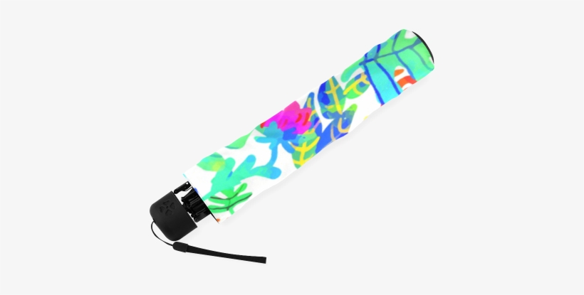 Cute Tropical Watercolor Flowers Foldable Umbrella - Mandala Lace Ornamental Pattern Foldable Umbrella 8, transparent png download