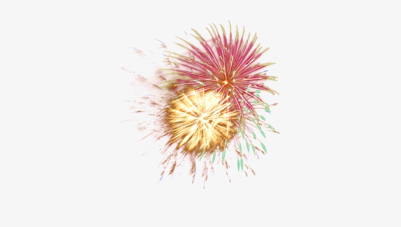 Awesome Fireworks Transparent Background Psd Detail - Happy New Year Paris, transparent png download