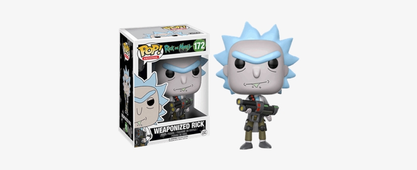Rick And Morty Weaponized Rick Pop - Weaponized Rick And Morty Pop, transparent png download