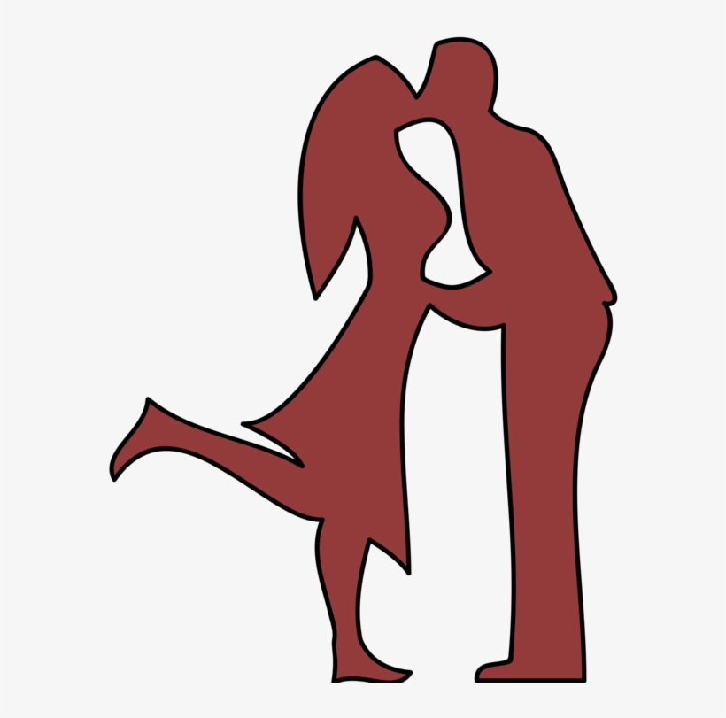 Love Forever - Couple Kissing Clipart, transparent png download