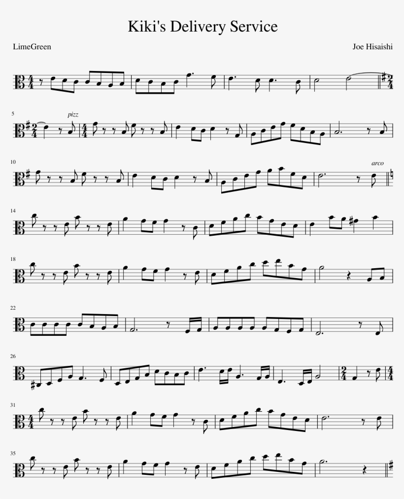 Battlefield 1942 Sheet Music 1 Of 5 Pages - Sheet Music, transparent png download